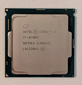 Intel Core i7 8700T SR3WX 2.40Ghz LGA 1151 6-Core Desktop CPU Processor - Afbeelding 1 van 4