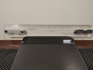 Vintage Mutoh A-1 Japan 12" Zeichenlineal klar volle Größe -16 THS - Bild 1 von 6