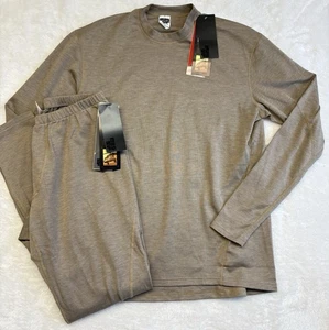 Massif BaseLayer Set Mens Size L Tan Flame Resistant Nomex Long Sleeve Pants NEW - Picture 1 of 20