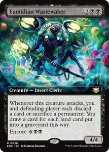 Eumidian Wastewaker 0028 ~ Extended Art Rare NM MTG Edge of Eternities - Picture 1 of 1