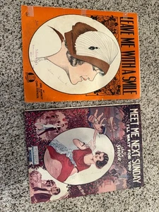 Lot of Assorted Sheet Music Various Songs and Artists. Early to Mid 1900s - Picture 1 of 9