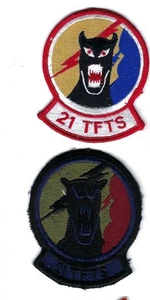 PATCH USAF 21ST TAC FIGHTER TRAINING SQ COPPIA GEORGE AFB FS-26 - Foto 1 di 1