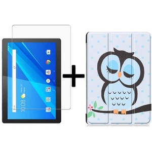 Set for Lenovo Tab M10 (2018) TB-X605F 10.1 With Cover + Glas Pouch Cover - Picture 1 of 9