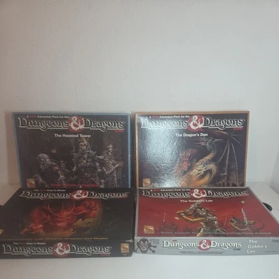 4 Dungeons & Dragons TSR Vintage Board Games 1990's - Image 1 of 4