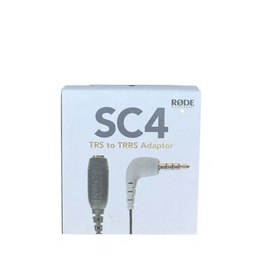 Adaptador Rode Micrófonos SC4 3,5 mm TRS a TRRS Foto 1 de 2