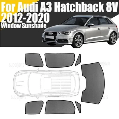 Magnetic Window Sunshade For Audi A3 Hatchback 12- Mesh Windshield Frame Curtain - Image 1 of 4