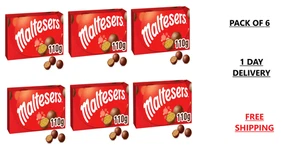 MALTESERS 110g x 6 Chocolate Boxes | UK Free And Fast Dispatch - Picture 1 of 12