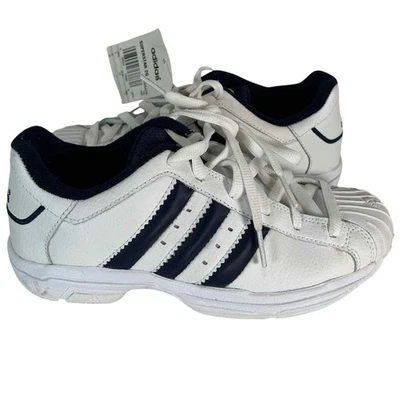 Adidas Superstar J Blanco Tenis Con Cordones Zapatos Atléticos Juveniles Talla 4 NUEVO Foto 1 de 4