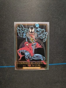 2024 Marvel Masterpieces92 Platinum Battle Spectrum #BS-4 Spider-Man Vs Venom B1 - Picture 1 of 2