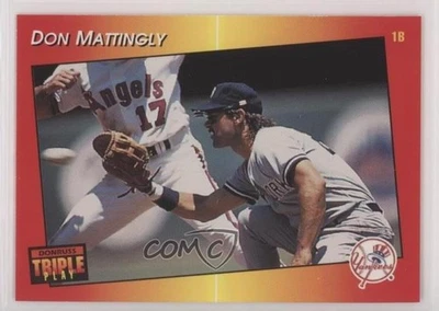 Donruss Triple Play 1992 vista previa Don Mattingly #4 Foto 1 de 2