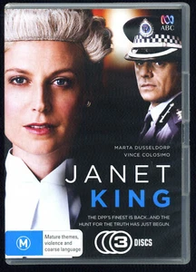 Janet King Season 1 The First Series One Marta Dusseldorp (DVD 2014 3-Disc) R4 - Picture 1 of 4