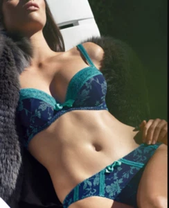 Aubade Paris HOLLYWOOD PIN UP Lingerie Separates 34B / Uk 10 - Glamour  - Picture 1 of 17
