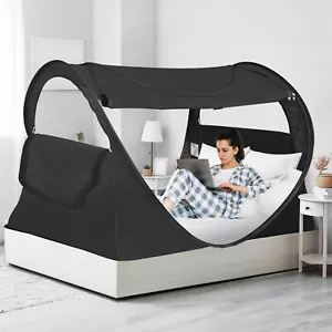 Alvantor Bed Canopy Pop Up Bed Tent Portable Privacy Dream Twin Full Queen Size - Picture 1 of 16