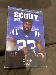 Programa Saints At Colts Game Day 2023 — Kenny Moore II - Imagen 1 de 2