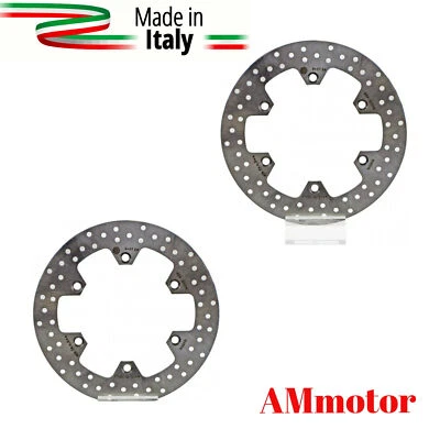 Disques De Frein Brembo Triumph Tiger 900 1994 Paire Avant Moto 68B407E9 267 mm - Photo 1/2