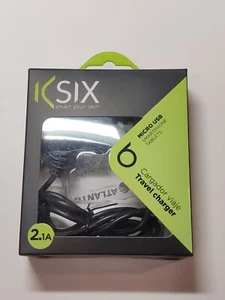 B1740CD2A CARGADOR MICRO USB VIAJE 110-220V / 5V 2,1A KSIX - Imagen 1 de 2