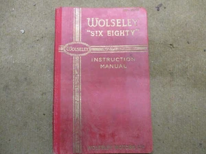 Wolseley Six Eighty Instruction Manual 7th Edition - with lubrication chart - Picture 1 of 4