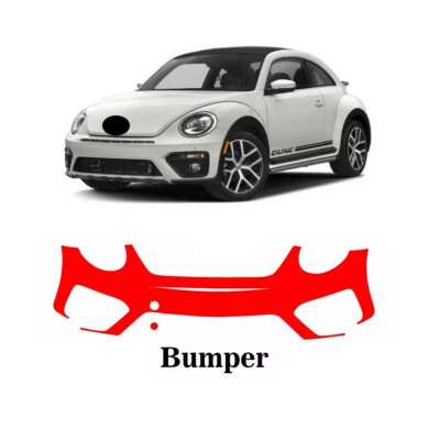 Precut PPF Paint Protection Front bumper For Volkswagen Beetle Dune 2016 2017 - Image 1 of 4