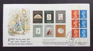 GB Covercraft 1993 Beatrix Potter Booklet Pane 4 on First Day Cover, Catton SHS - Picture 1 of 2