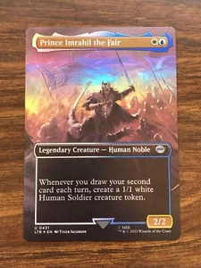 MTG Lord of the Rings Prince Imrahil the Fair FOIL BOARDERLESS NM+ - Picture 1 of 1