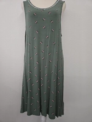 LAYLA женщин Майка ночное платье новый с Ярлыками эластичной ткани Chemise размер Lg - Изображение 1 из 4