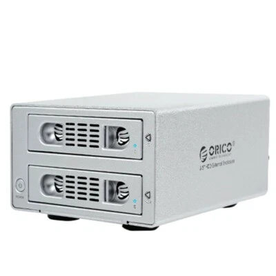 ORICO 3529RUS3 Aluminum 2 Bay USB3.0/eSATA External 3.5'' RAID SATA Hard Drive - Image 1 of 3