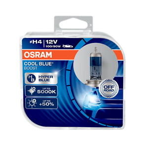 OSRAM Cool Blue Boost H4 +50% light Off Road PX26D 90w 5500K Licht Lampen Auto