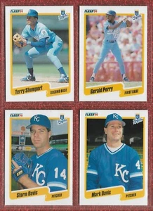 SET BREAK 1990 FLEER UPDATE KANSAS CITY ROYALS TEAM SET W/ TERRY SHUMPERT RC - Picture 1 of 1