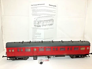 Dapol 7P-004-009 Weathered Auto Coach in BR crimson W36 o gauge train coach - Picture 1 of 12