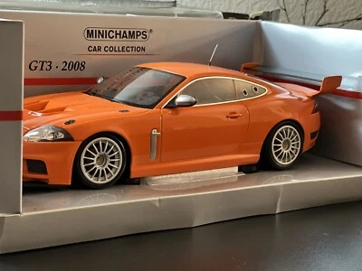 MINICHAMPS Scale Diecast Model  | 1:18 | 2008 Jaguar XKR GT3 (Orange) - Image 1 of 4
