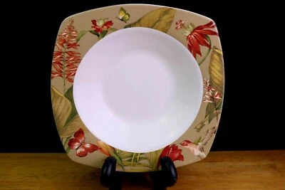 222 Quinta Tigela de Sopa Quadrada Antigua Beija-flor MINÚSCULA! - Imagem 1 de 4