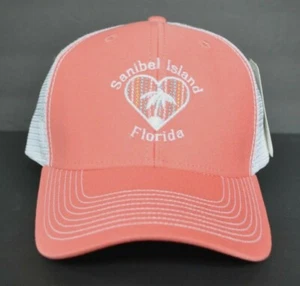 *SANIBEL ISLAND FLORIDA* Beachcombing Boating Fishing Trucker ball cap hat OURAY - Picture 1 of 3