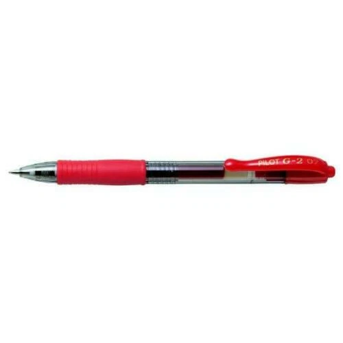 6 Pilot G2 07 rosso Fine Retraibile Gel Penna a Inchiostro Sfera 0.7mm
