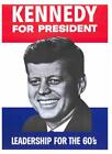 AFFICHE DE FILM KENNEDY FOR PRESIDENT 27 x 40 John F. Kennedy, A