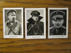 3 Sammelbilder Oskar Homolka, Theodor Loos, Hugo Fischer-Köppe Josetti - Bild 1 von 2