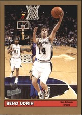2005-06 Bazooka Gold San Antonio Spurs Basketball Card #156 Beno Udrih