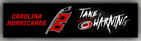 Carolina Hurricanes Take Warning team Souvenirs Flag 60x240cm 2x8ft Best Banner Cover