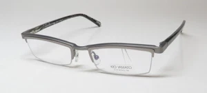 KIO YAMATO KT-293 TITANIUM HALF-RIMLESS SHAPE DESIGNER EYEGLASS FRAME/EYEWEAR - Picture 1 of 5