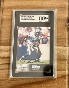 2009 ULTIMATE COLLECTION HERMAN MOORE AUTOGRAPH LIONS SGC 9 10 AUTO UPPER DECK - Picture 1 of 2