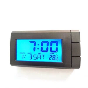 Desk Table Date Calendar Car Dashboard Digital LCD Small Clock - Picture 1 of 11