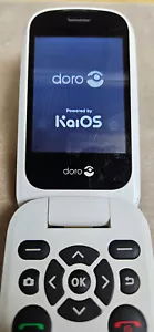 Used Doro DFC-0180 Flip Phone - Black (Consumer Cellular) - Picture 1 of 5