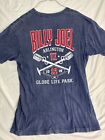 Billy Joel 2019 Arlington Texas Concert Tour Large Blue 2-Sided T-Shirt USA Made