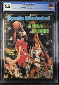 ๐ฅ Sports Illustrated December 10 1984 - Michael Jordan First Pro - CGC 5.5๐ฅ - Picture 1 of 2