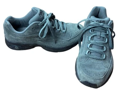 Ryka Women’s Size 7 Walking Shoe Catalyst 3 Gray Suede Leather Sneakers - Image 1 of 4