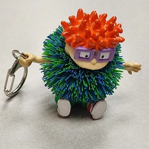 Vintage 1990s Nickelodeon Rugrats Koosh Ball Chuckie Finster Toy / Keychain. - Picture 1 of 10