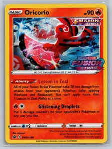 Pokemon Oricorio - SWSH168 (Prerelease) Promo SWSH: Sword & Shield Promo Cards - Picture 1 of 2