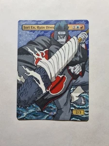 JORI EN RUIN DIVER KISAME NARUTO MAGIC GATHERING ALTERED ART HAND PAINT DEMIAN - Picture 1 of 12