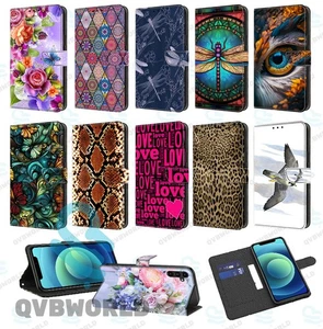 Wallet Case For iPhone 6 7 8 Plus SE XR XS Max X 11 Magnetic Flip Leather Cover - Picture 1 of 35