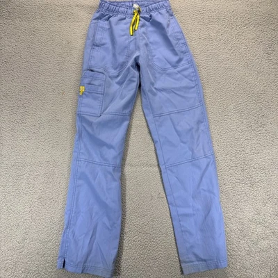 Pantalones Médicos Mujer WonderWink Cuatro Elastizados Deportivos Carga Azul Talla XST Foto 1 de 4