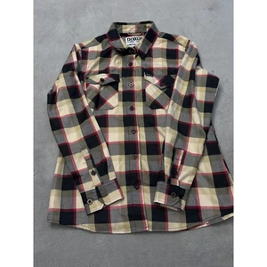DIXON FLANNEL COMPANY LIMITED EDITION FORM FUNCTION PLAID SNAP BUTTON SHIRT L - Picture 1 of 7